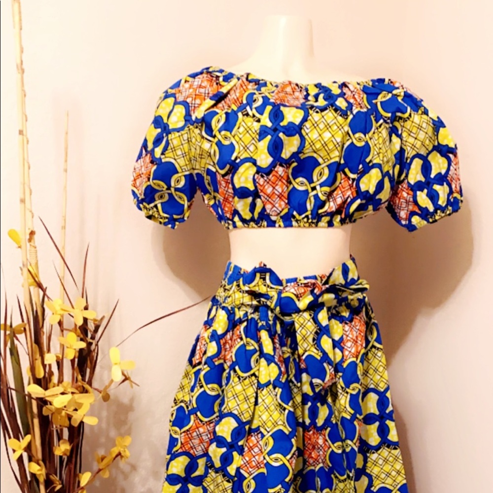 Ankara Women’s Two Pieces Skirts & Top